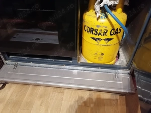 Aragaz cu cinci ochiuri și cuptor pe gaz ca nou - imagine 3