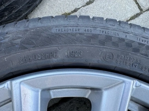 Jante aliaj VW 5x112 17 inchi cu cauciucuri vară Continental 2023 - imagine 3