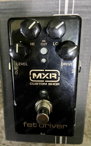 Pedala de overdrive MXR Custom Shop Joe Bonamassa FET Driver - imagine 2