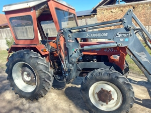 Tractor Fiat 445 DTC încărcător profesional Joystick  cu 4 cilindri,4 anvelope noi Alliance  - imagine 3