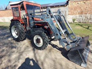 Tractor Fiat 445 DTC încărcător profesional Joystick  cu 4 cilindri,4 anvelope noi Alliance  - imagine 4