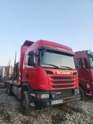 Scania  G490 transport lemn - imagine 3