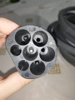 Cablu încărcare mașini electrice EV Type 2 - Type 2, Harting 32A, 5m - imagine 5
