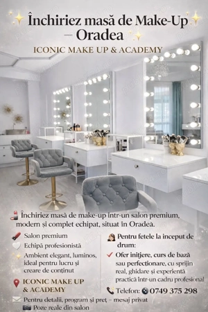 inchiriez masa de Make-up