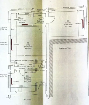 Apartament 2 camere, 47.80 mp, zona Ultracentral - imagine 5