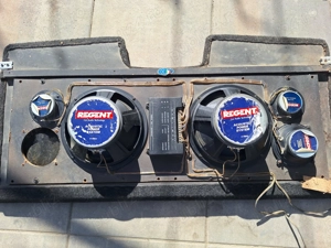 Set regent 2 woofere statie 2 tweetere 1 boxa mid bass