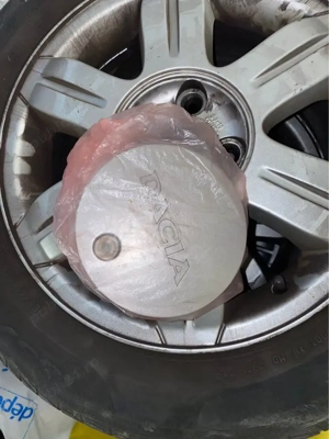 Jenti dacia logan din aliaj pe 15 + cauciucuri - imagine 4