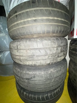 Jenti dacia logan din aliaj pe 15 + cauciucuri - imagine 2