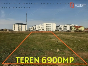 Teren locuinte colective /PUZ aprobat - Giroc