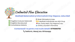  Meditatii Matematica clasele 5-8 sau 9-12, Bac și Evaluare Natională - imagine 2