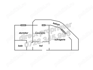 Proprietar, inchiriez apartament 2 camere ultracentral - imagine 7