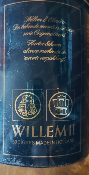 Cutie Tabla De Colectie - Tigari Willem II Senoritas  - imagine 2