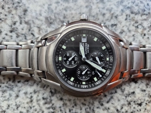 Ceas de mana barbati Citizen AN2250-54E Super Titanium Black 40 mm - imagine 2