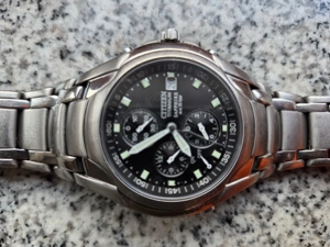 Ceas de mana barbati Citizen AN2250-54E Super Titanium Black 40 mm