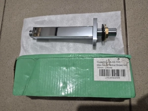 Brat de dus pentru palarie de dus Milan, crom montat pe tavan 15 cm, EG-CA-02-150