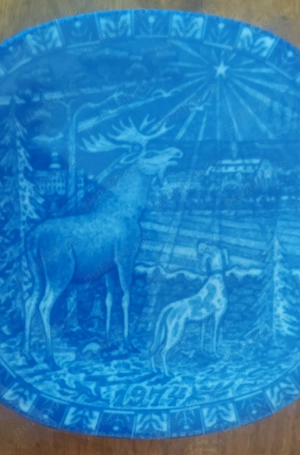 Farfurie De Colectie Serie Limitata Rörstrand Suedia - Craciun - Anul 1974 - imagine 2