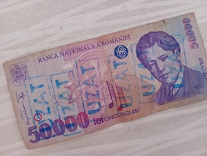 Bancnota veche de 50.000lei