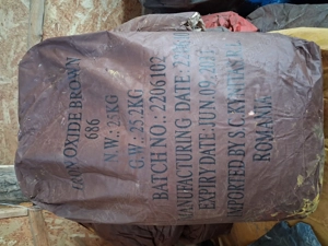 Oxid de fier maro , galben,rosu  sa 25 kg