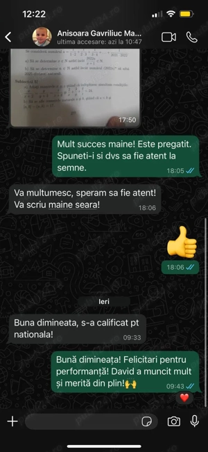 Meditații Matematică   Clasele 5-8 si pregătire Evaluare Națională - imagine 7