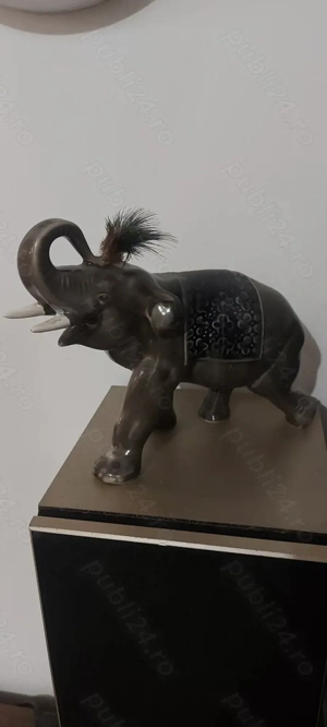 Elefant Portelan , Vintage ( RSR ) - imagine 5