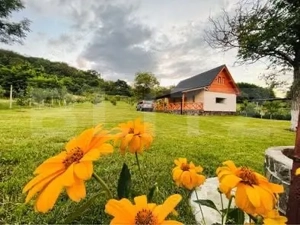 Cabană deosebită cu livadă și panoramă superbă–refugiu în natură, langa Blaj
