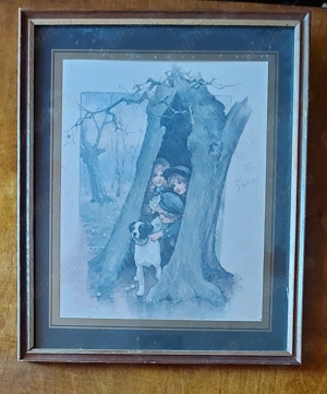 Tablou - "O Ploaie In Aprilie "1974 ( Anglia )