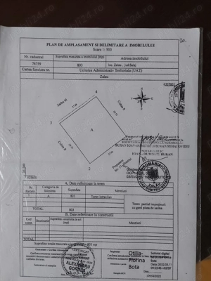 se vând 803 mp teren intravilan în cartierul Dumbrava din municipiul Zalău  - imagine 9