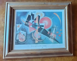 Tablou Reproducere Wassily Kandinsky - " In Albastru "