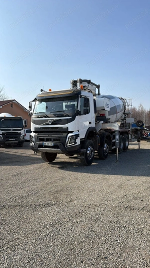 Autobetoniera Volvo FMX 500,cu pompa - imagine 7