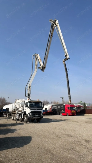 Autobetoniera Volvo FMX 500,cu pompa - imagine 5