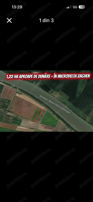 Teren Extravilan Microdelta, Zaghen , Tulcea