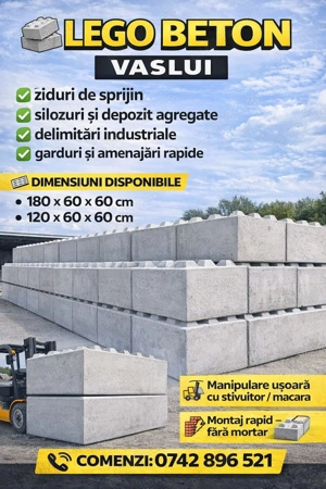  Vindem blocuri prefabricate tip LEGO