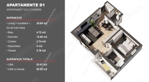 Apartament Nou 2 Camere | Parcul Terra- Dumbravita - imagine 4