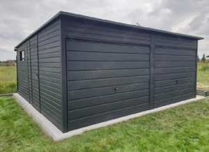 Executam garaje auto din panou sandwhici pe structura metalica 