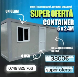 vând containere stil casa pentru mai multe detalii sunați la   
