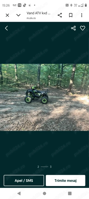 Vând ATV KXD Pro Germany 200 - imagine 3