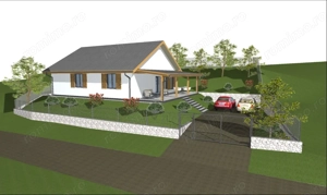 Casă Individuală Modernă – Panoramă Spectaculoasă spre Oraș și Munte