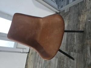 Scaune de piele rotative