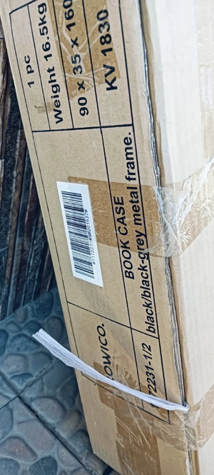 mobila cu rafturi lemn vopsit - imagine 3