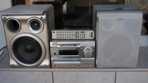 sistem SONY dhc-md373 + boxe ss-tb10,combina tuner cd minidisc amplificator telecomanda