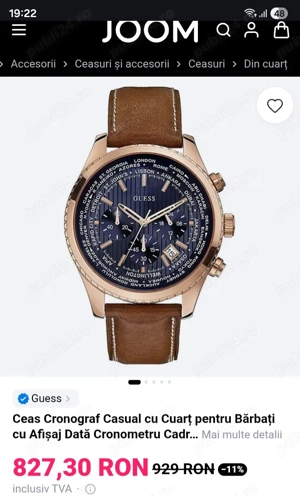 Vand ceas Guess Cronograf