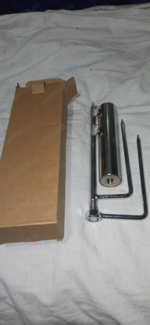 suport ubrela camping ,din inox.