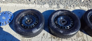 Vând 4 jante tabla 5x112 vw - imagine 2