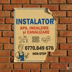 Instalator apa, incalzire si canalizare