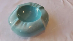 Scrumieră   Bol Porțelan ARPO Curtea de Argeș - Vintage, Bleu Turcoaz