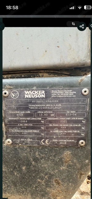 miniexcavator 2,5t din2019 - imagine 4