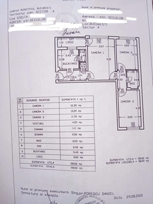  Piata Sudului 3 Camere - Secuilor - Bloc 4 Niveluri - imagine 9