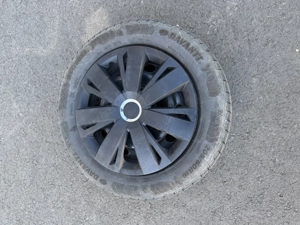 4 roți iarnă 205/60 R16 Davanti + jante tablă + capace – set complet