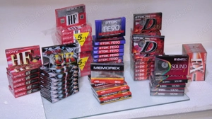 Casete sigilate Sony,Tdk,Maxell,Emtec,Memorex.