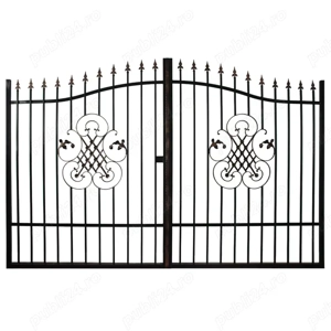 Poarta metalica auto Ophelia,fier forjat si otel 3000 x 2000 mm